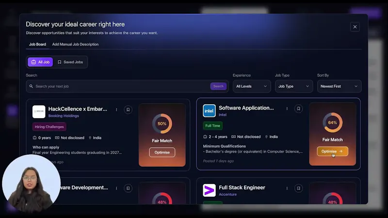 CareerZenith screenshot 1 (video preview)