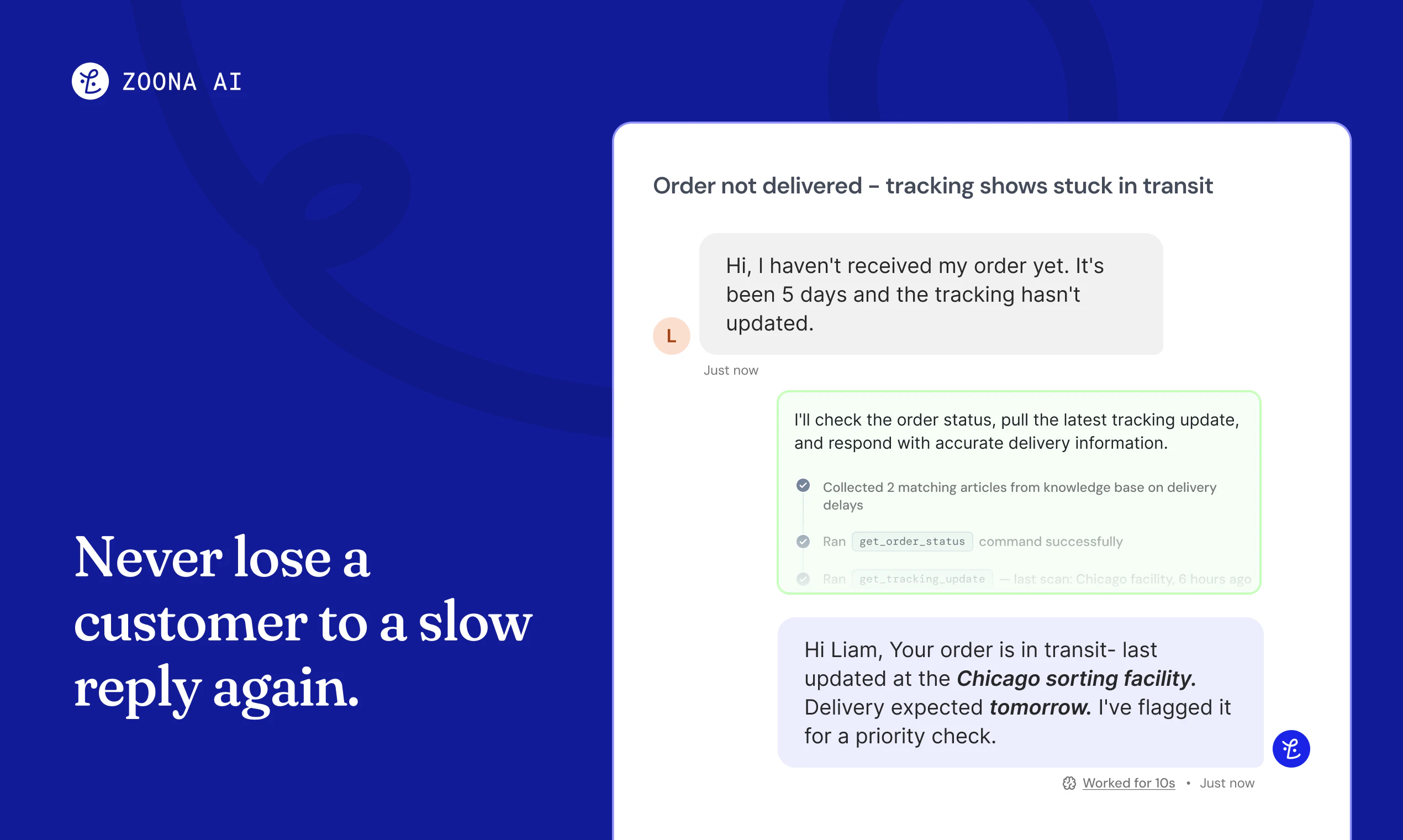 startuptile Zoona AI-Automated support that learns from docs + past conversations