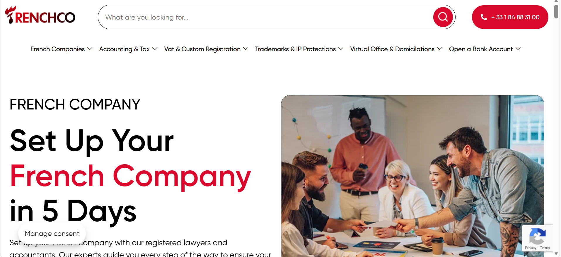 Frenchco Lawyers - Main product screenshot demonstrating key features and user interface
