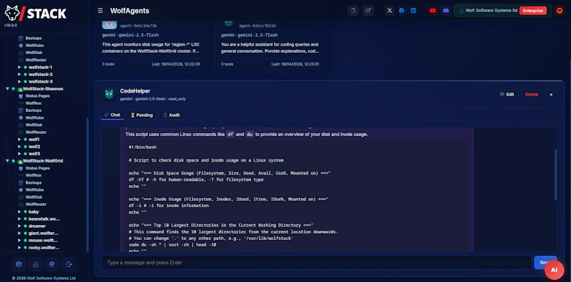 WolfStack screenshot 4