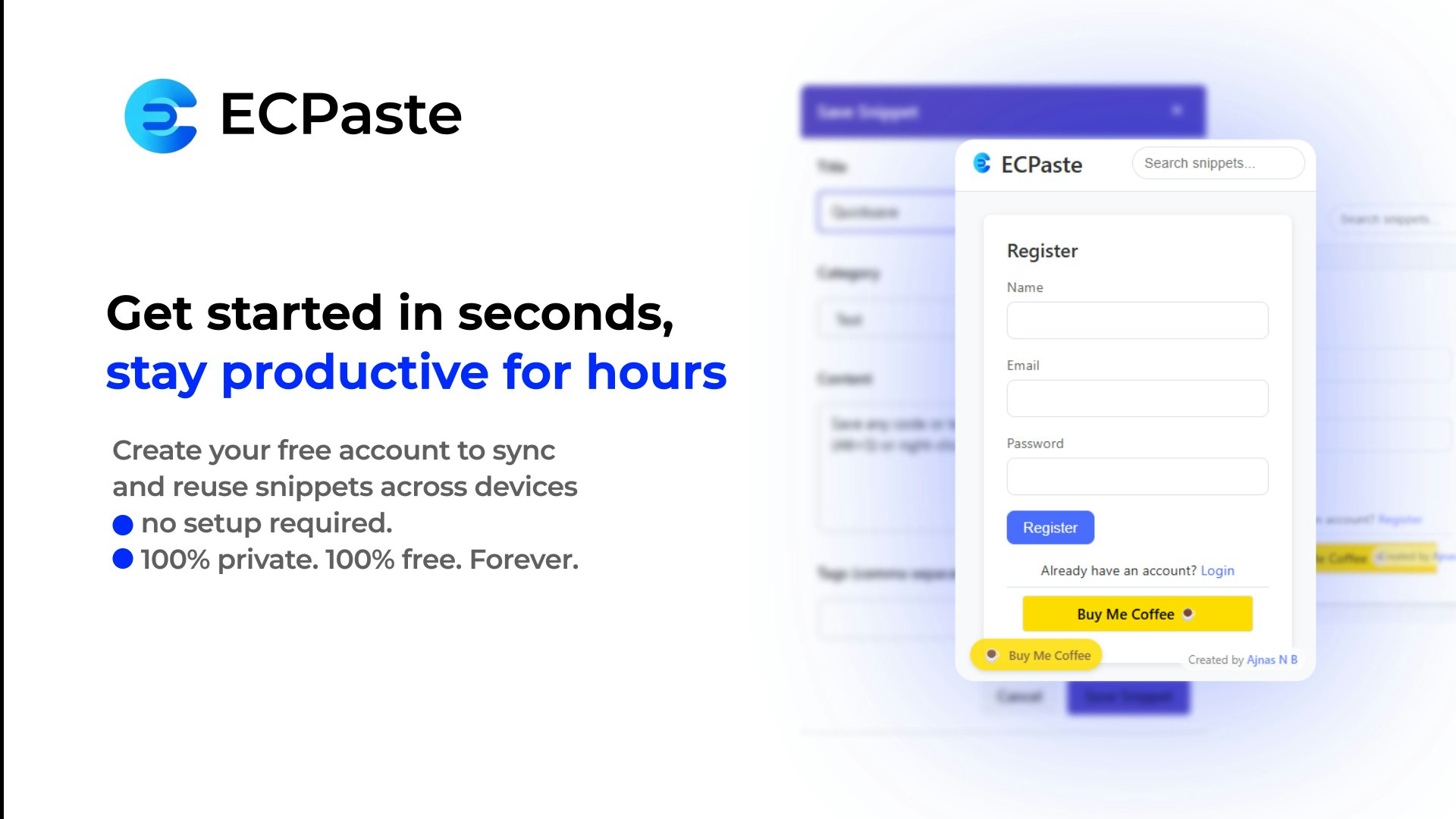 Ecpaste - ตัวจัดการตัวอย่างสมาร์ทของคุณ media 2