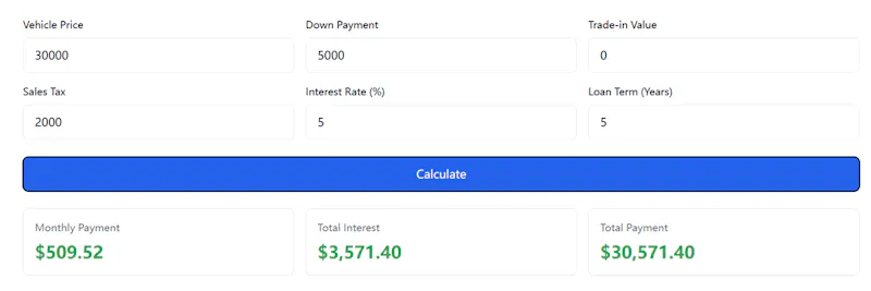 Calclend screenshot 5