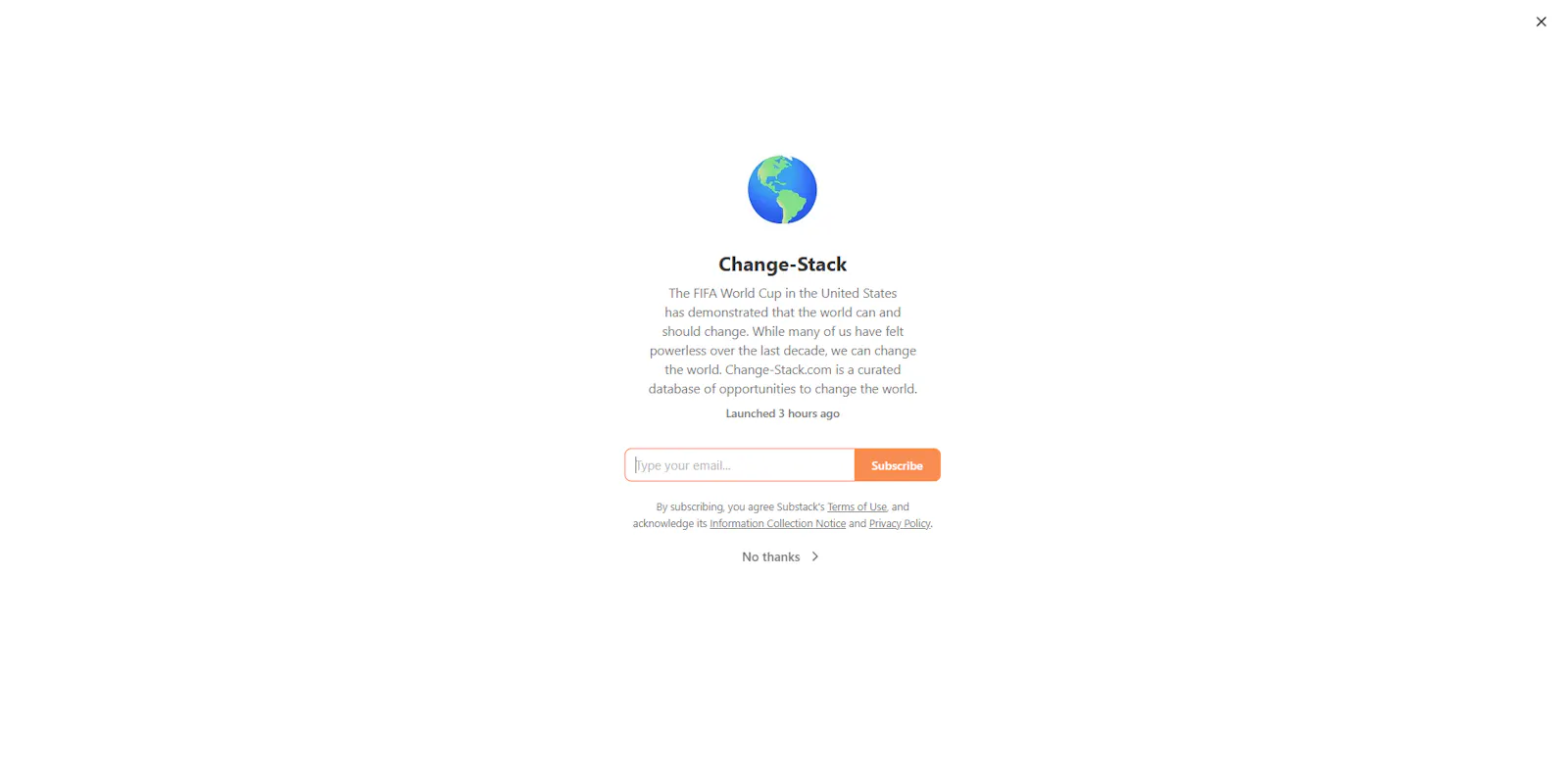 Change-Stack.com - Change opportunites screenshot 2
