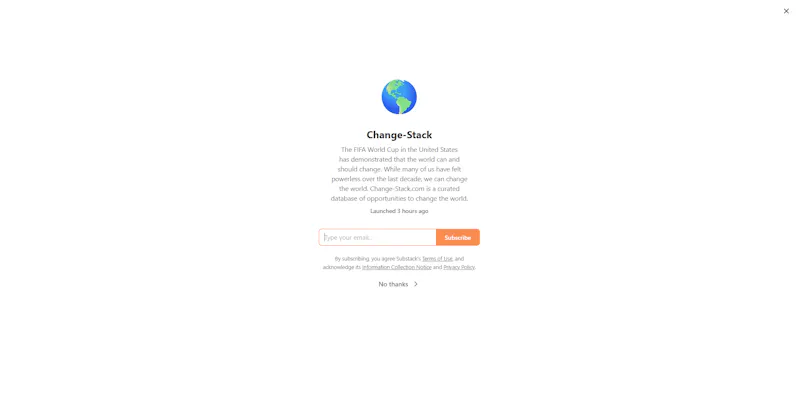 Change-Stack.com - Change opportunites screenshot 2