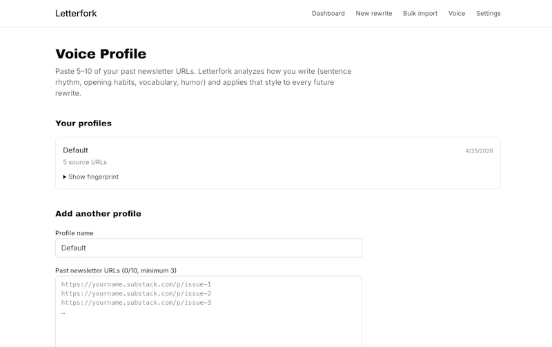 Letterfork screenshot 4