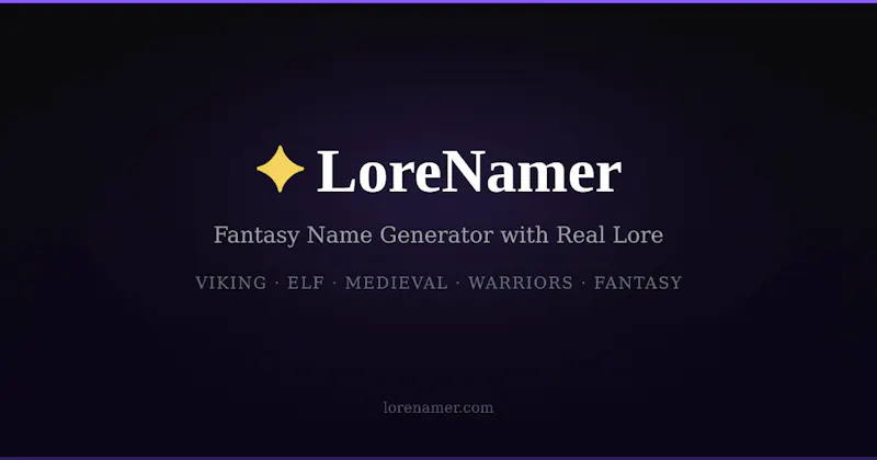LoreNamer screenshot 1