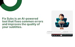 Fix Subs: AI-Powered YouTube Subtitle media 3