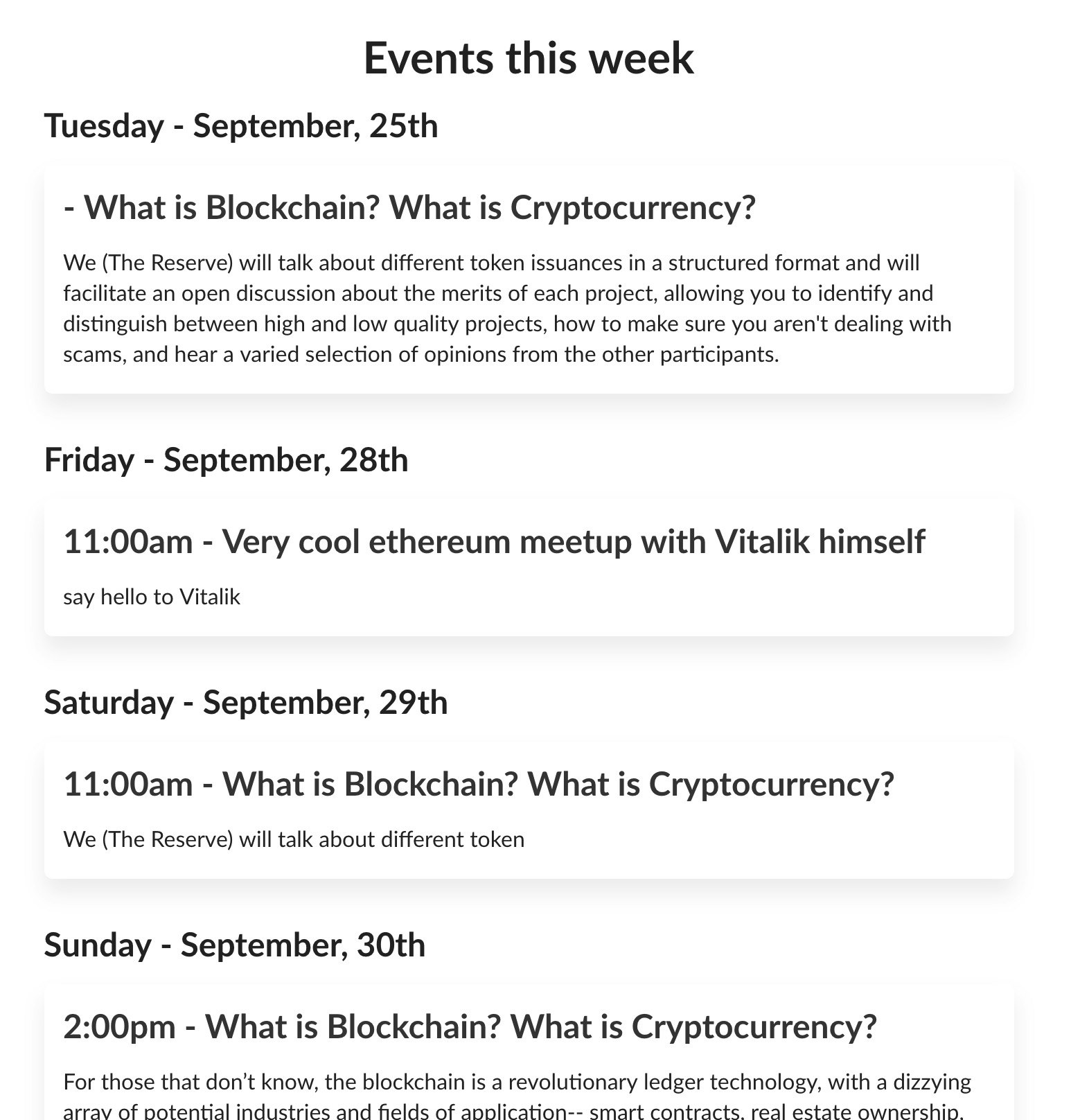 Blockchain Events in Your City gallery image