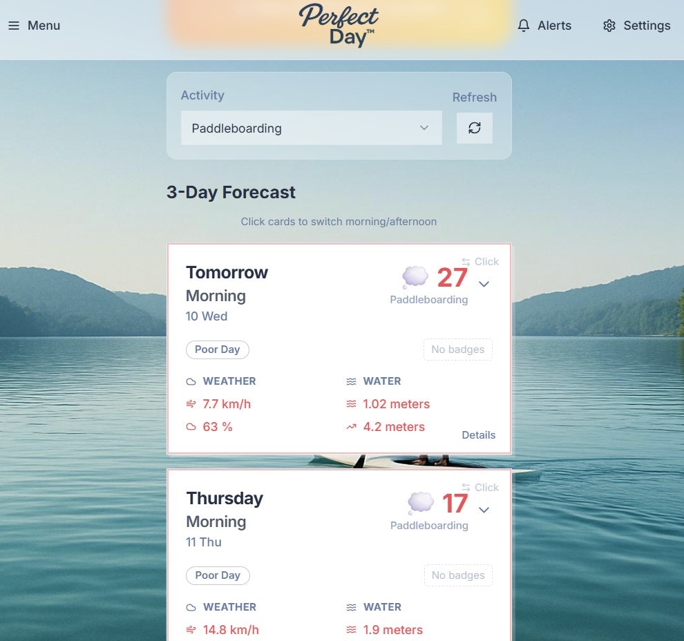 Perfect Day Alerts gallery image