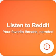 Listen to Reddit gallery image