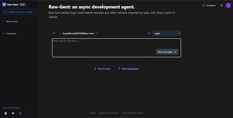 RAW-GENT screenshot 1