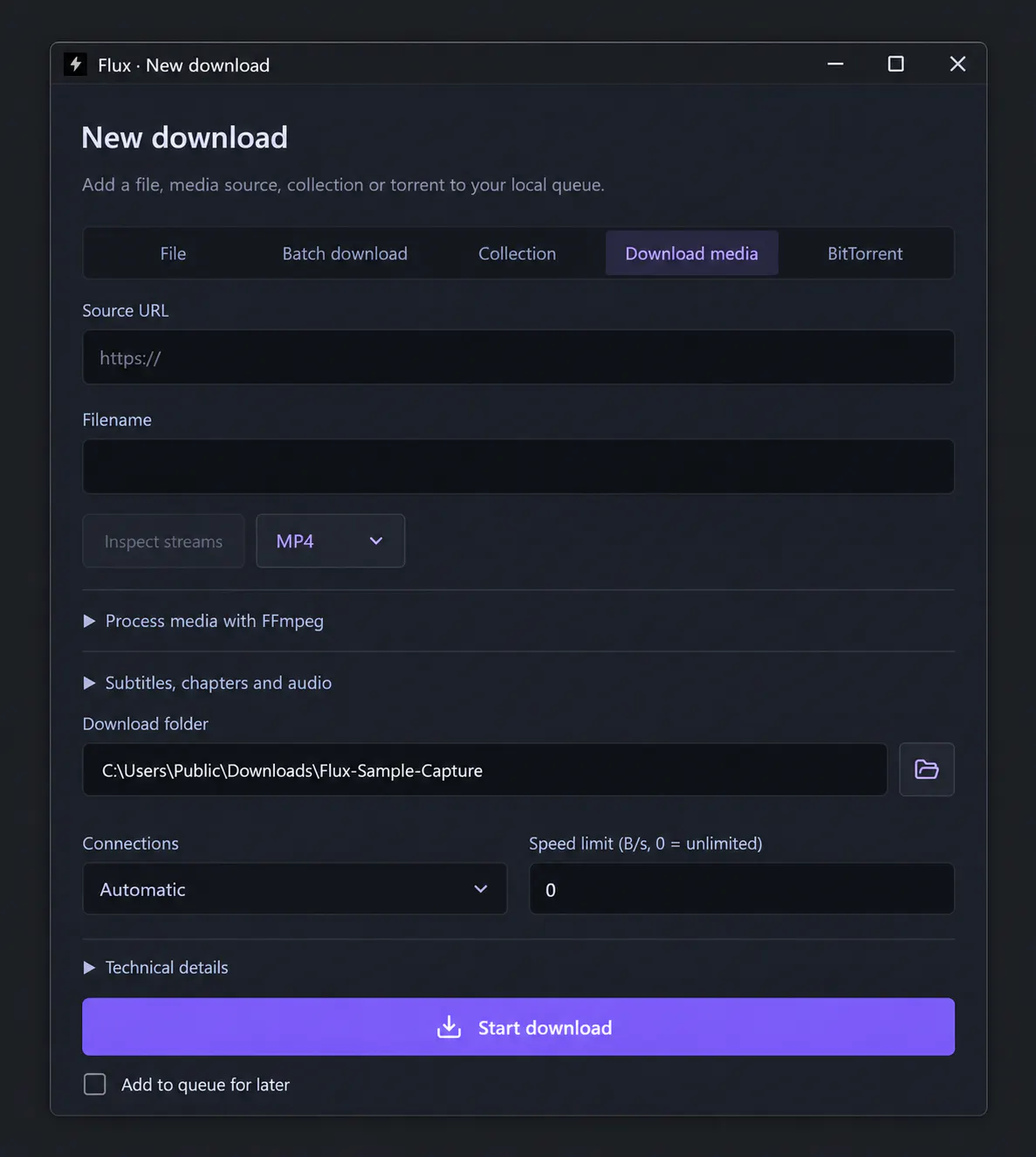 Flux Download Manager gallery image