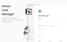 Notion Ultimate Task Manager media 1