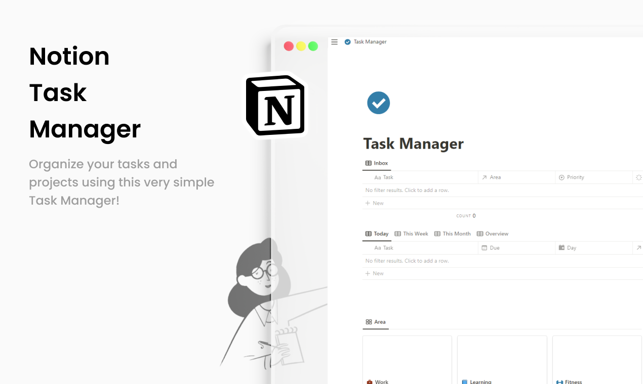 Notion Ultimate Task Manager media 1