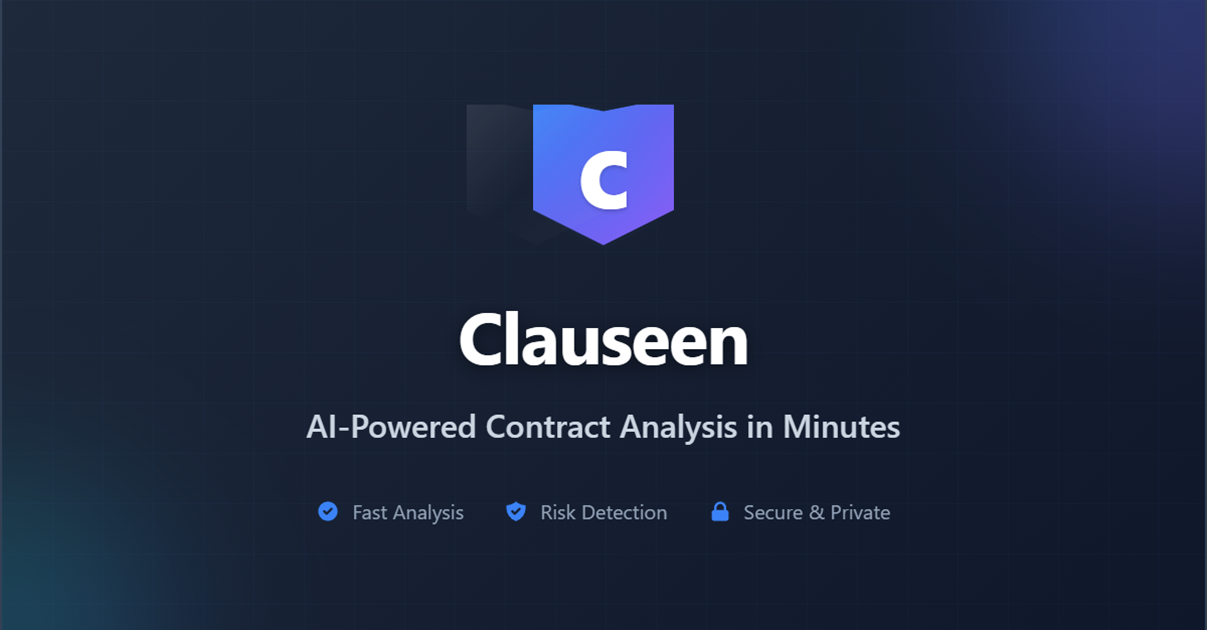 Clauseen - Main product screenshot demonstrating key features and user interface