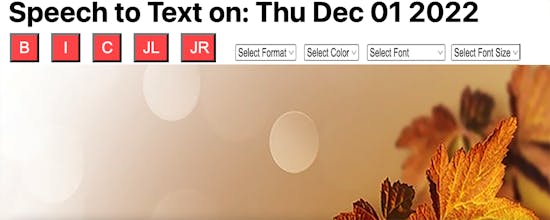 Speech to Text gallery image