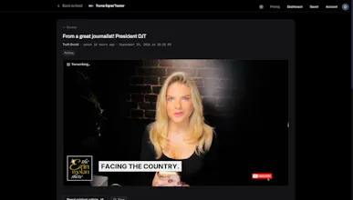 Launch of Trumpsignaltracker gallery image