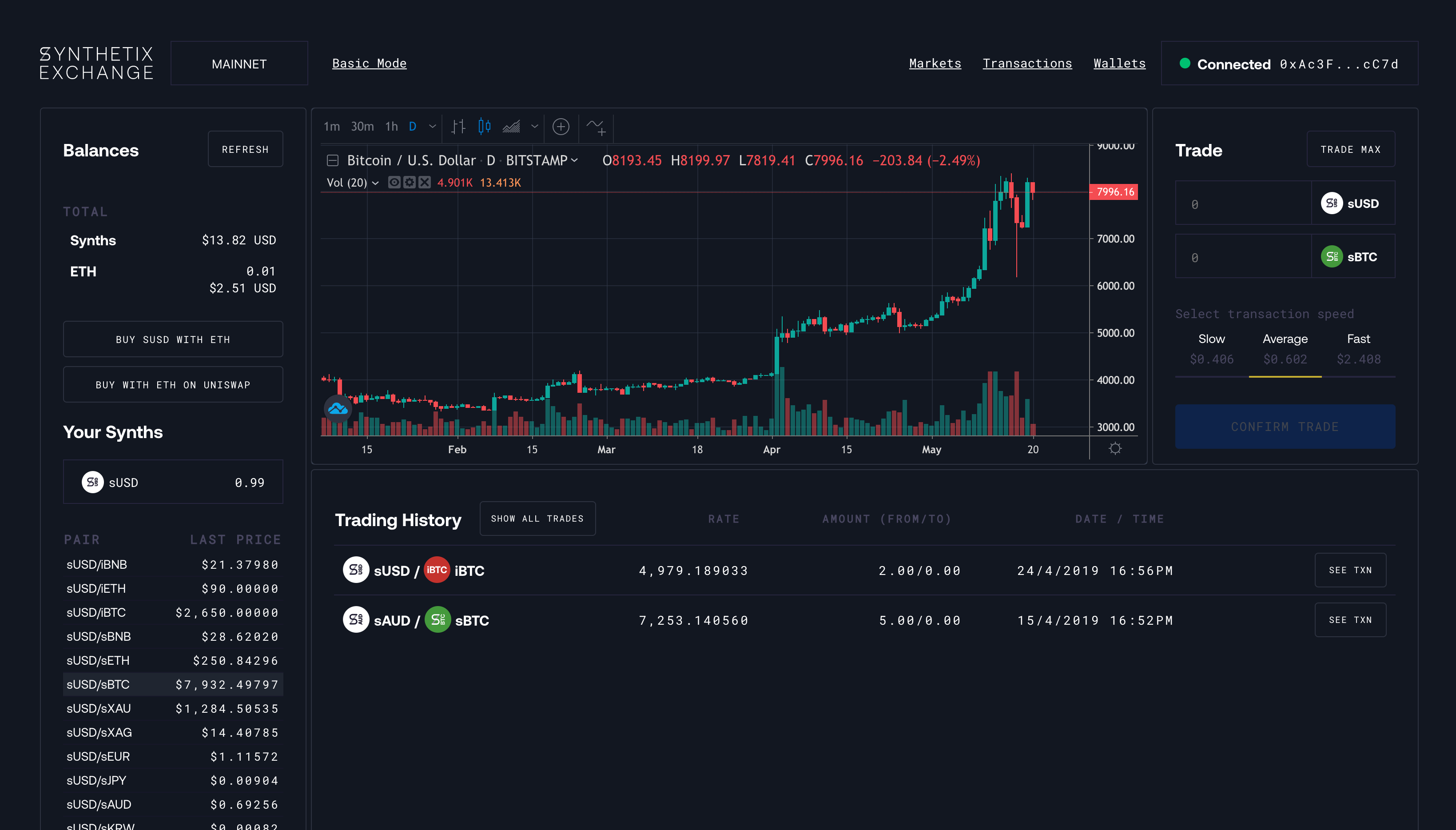 Synthetix.Exchange gallery image