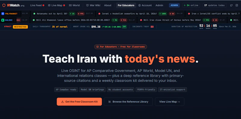 IRWatch screenshot 3