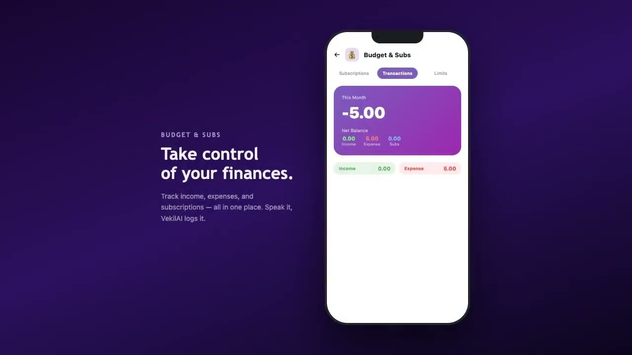 VekilAI – Your AI Life Manager gallery image