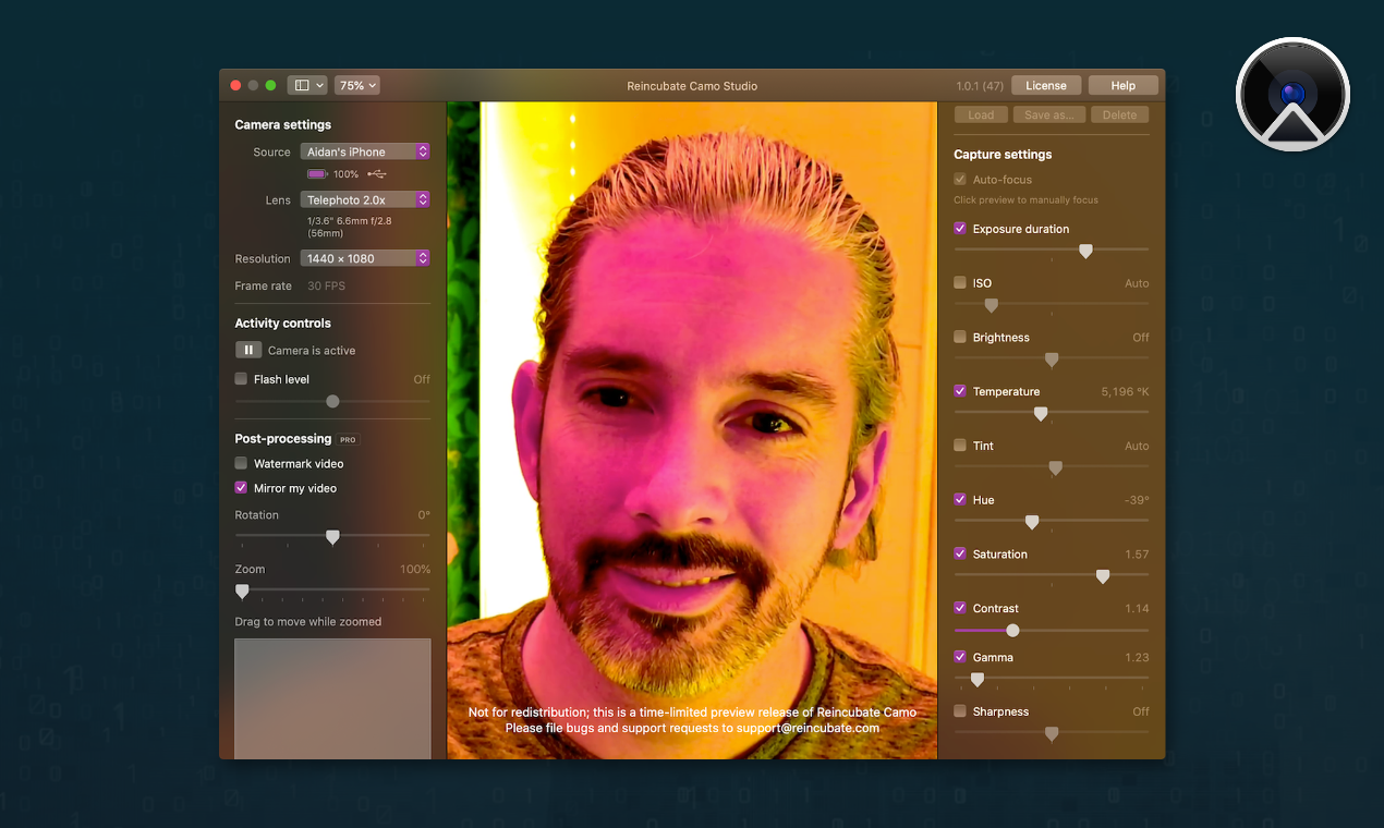 Download Bokeh Effect On Webcam Pics