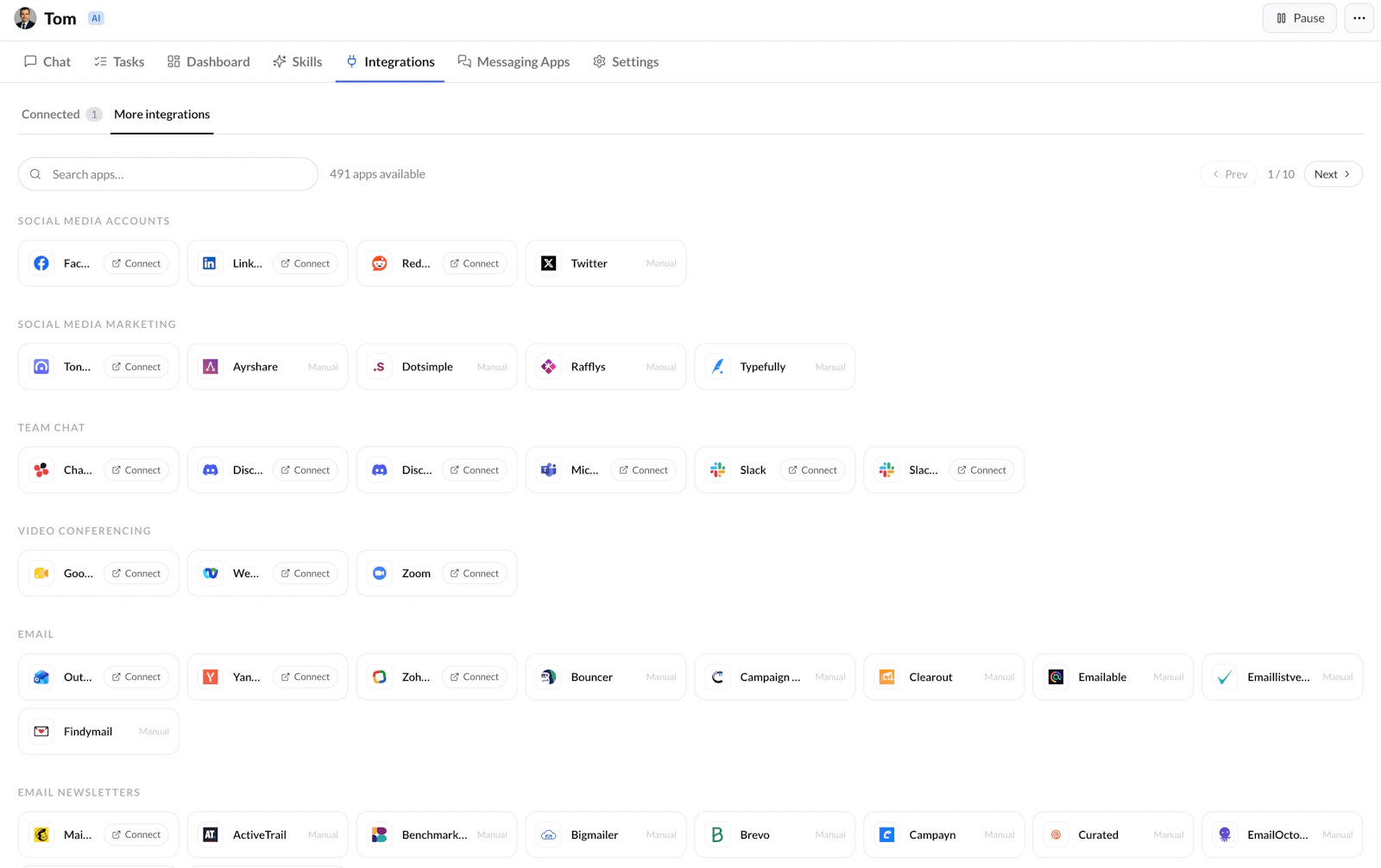Zeus.team, AI native workspace screenshot 8