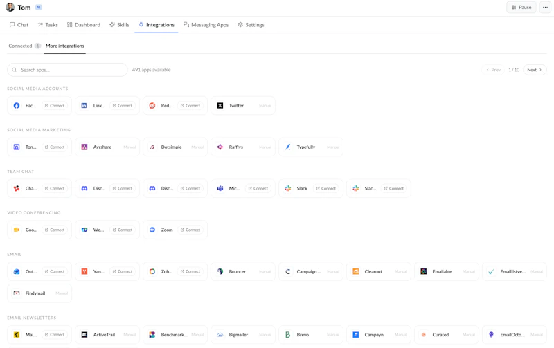 Zeus.team, AI native workspace screenshot 8