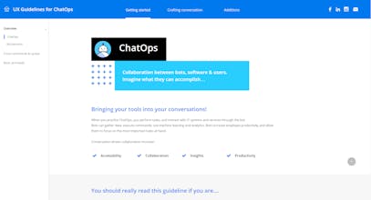 ChatOps UX guidelines gallery image