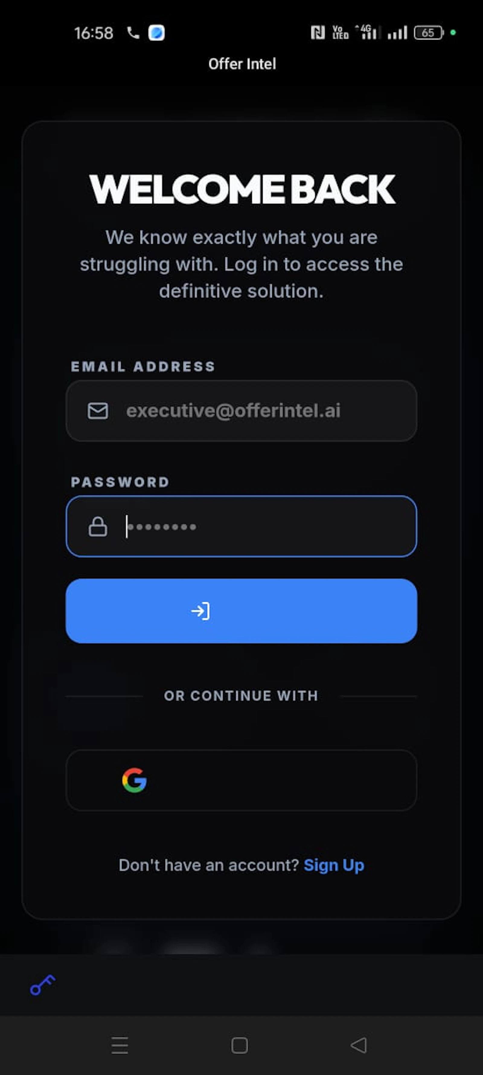 OfferIntel screenshot 2