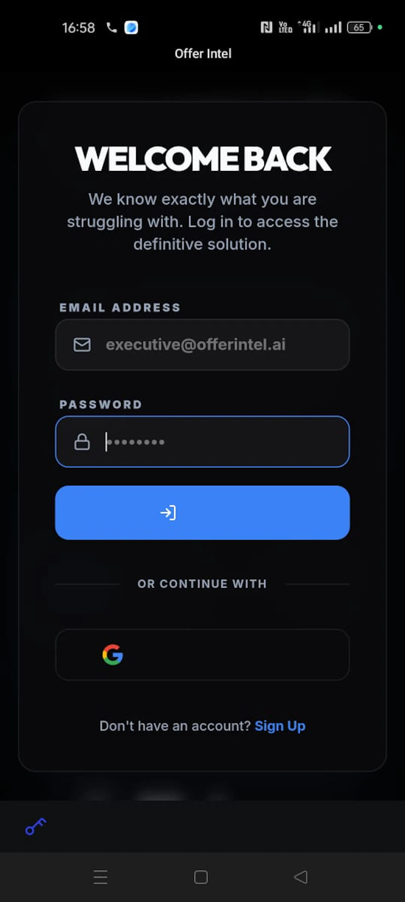 OfferIntel screenshot 2