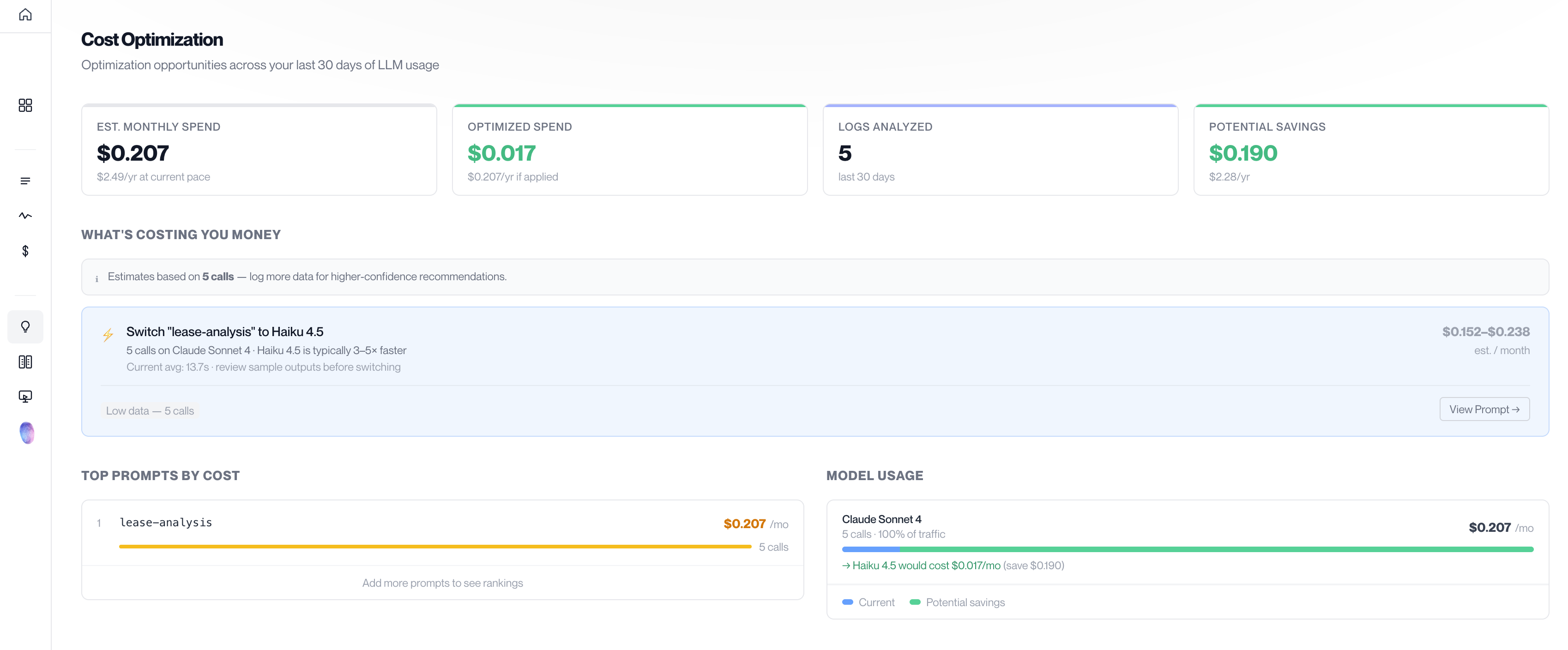 Promptive — LLM Observability  gallery image