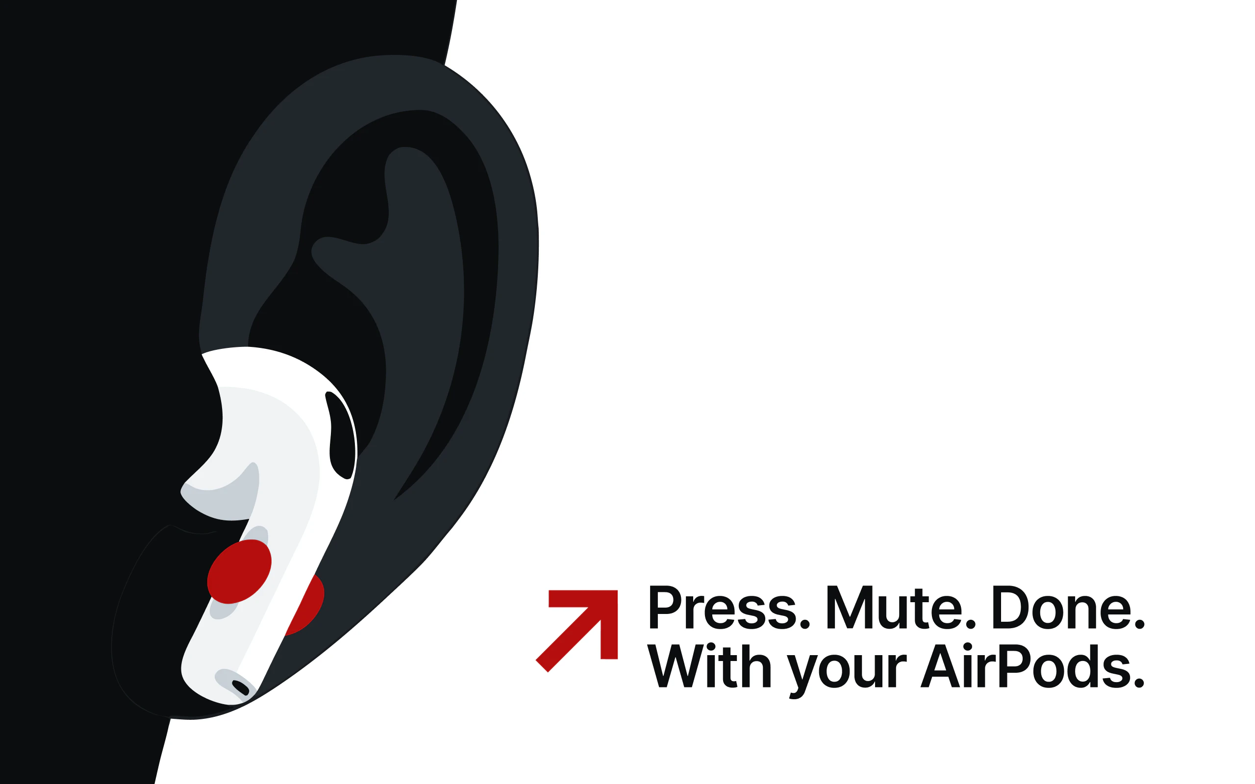 startuptile Mic Drop 3.0-Mute your mic in any app—with your AirPods