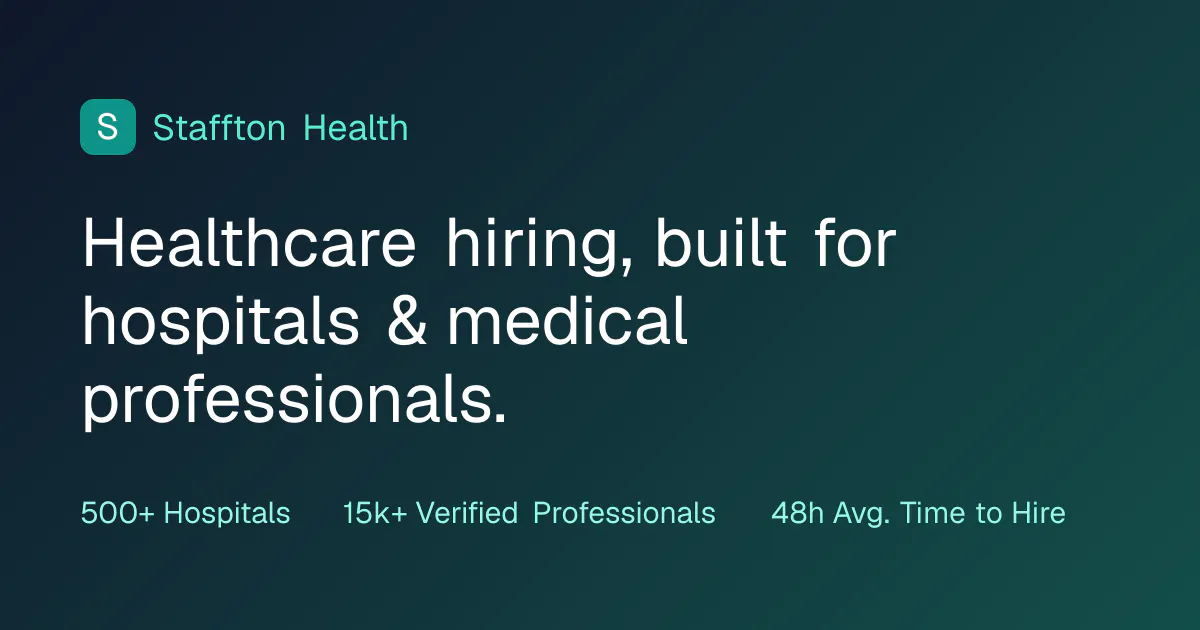 Staffton - Health Recruitment Platform  gallery image