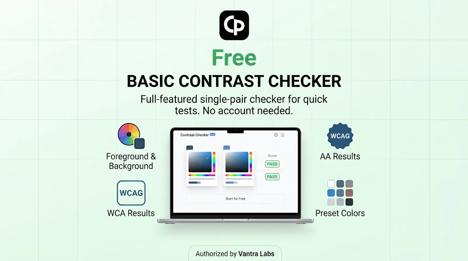 Contrast Checker Pro by Vantra Labs screenshot 1