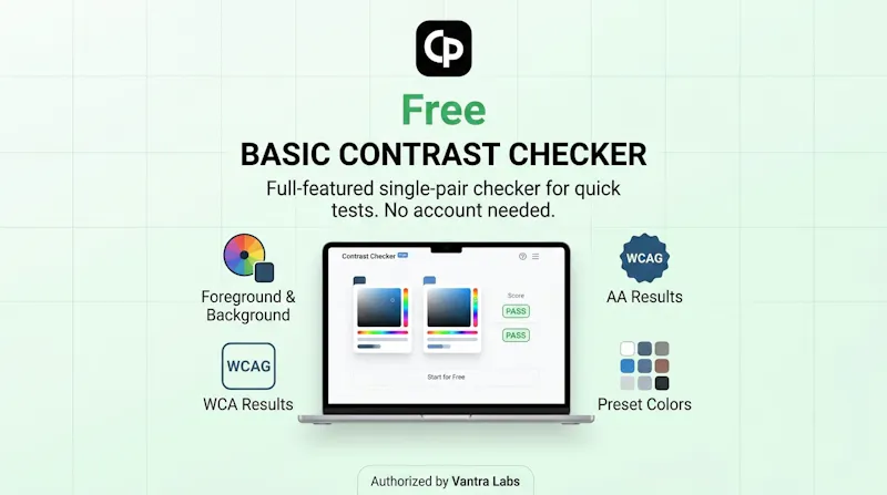 Contrast Checker Pro by Vantra Labs screenshot 1