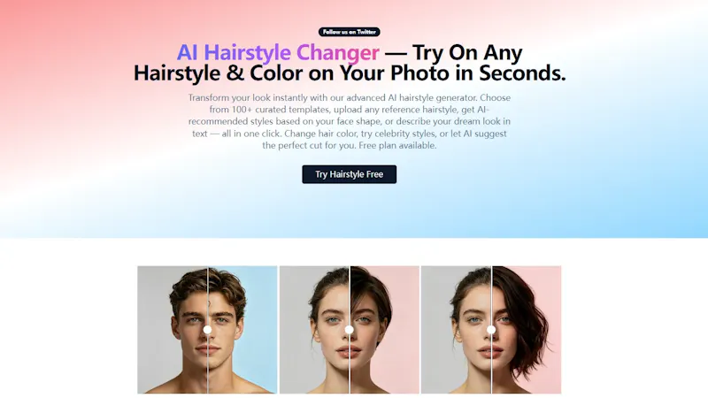 AI Hairstyle Try On screenshot 1