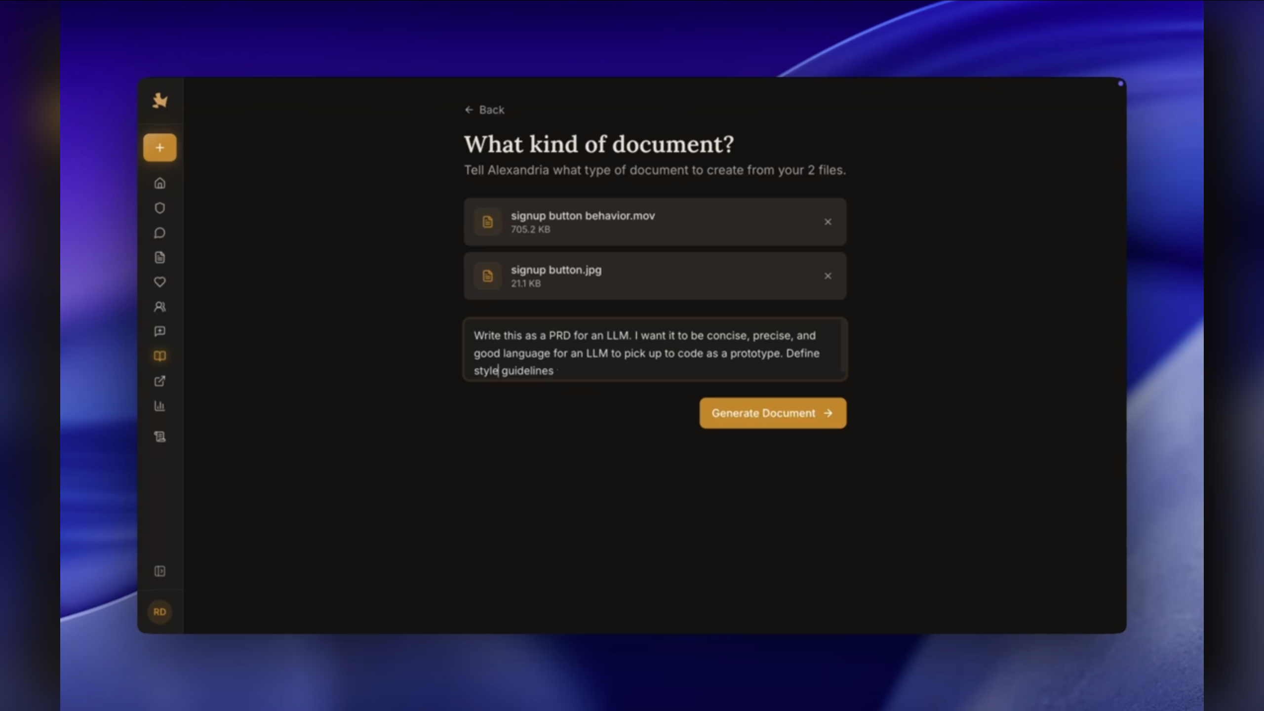 Alexandria - Screenshot 5 showing product features and functionality