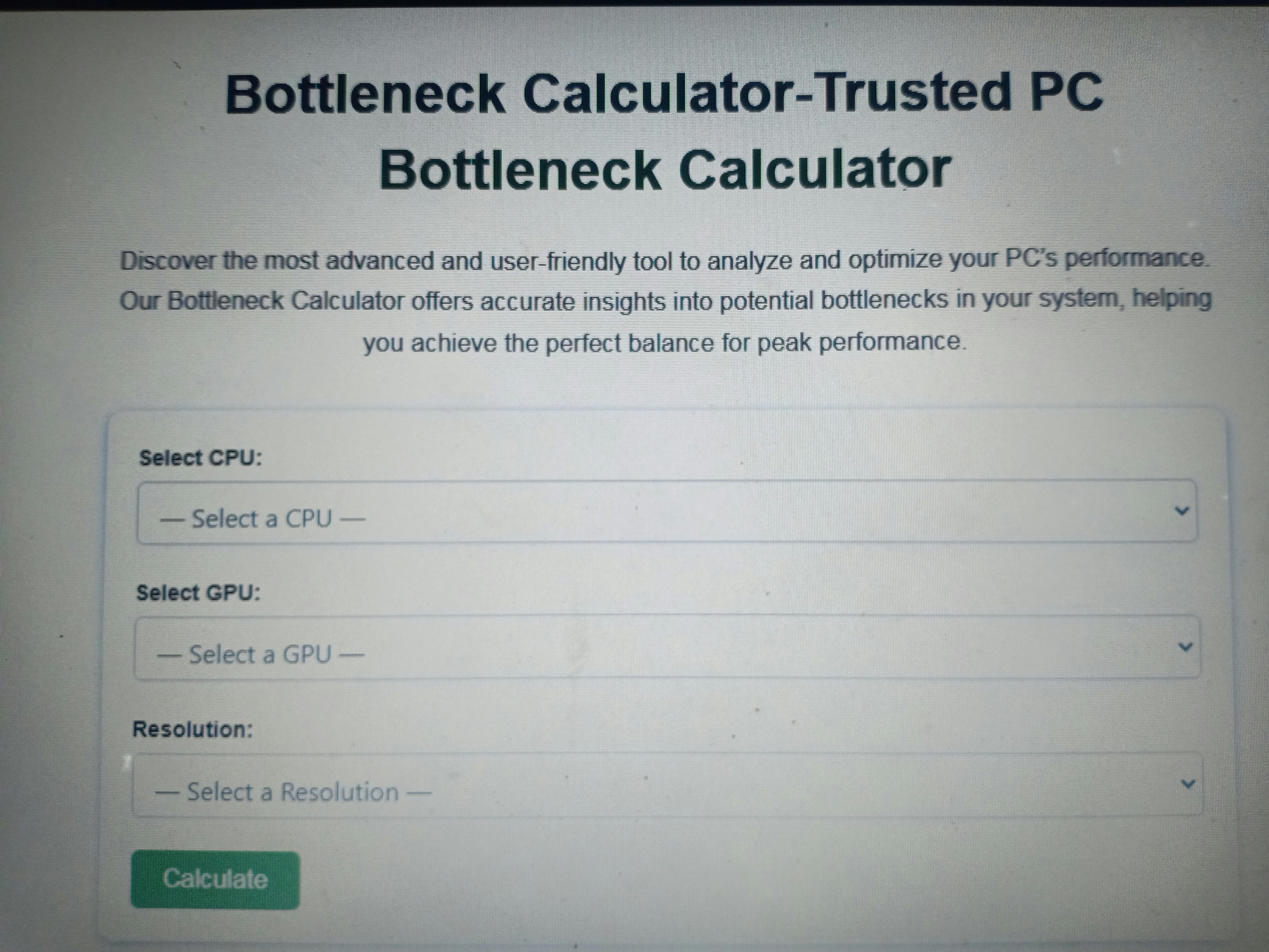 瓶颈计算器 - 值得信赖的PC瓶颈计算器媒体3