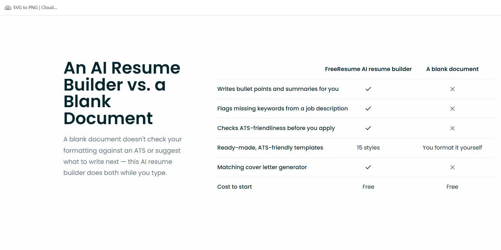 FreeResume gallery image