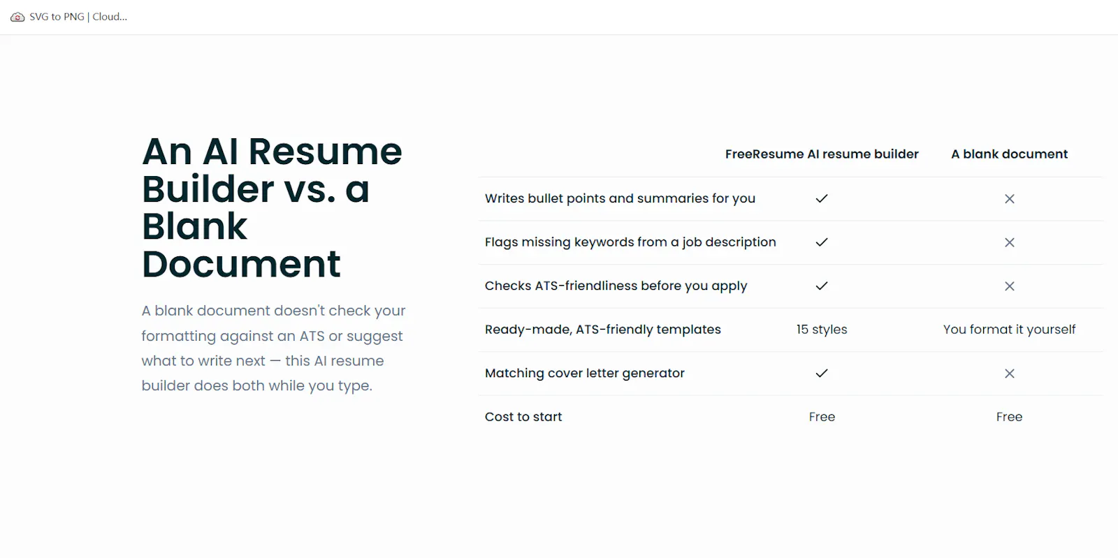 FreeResume screenshot 3