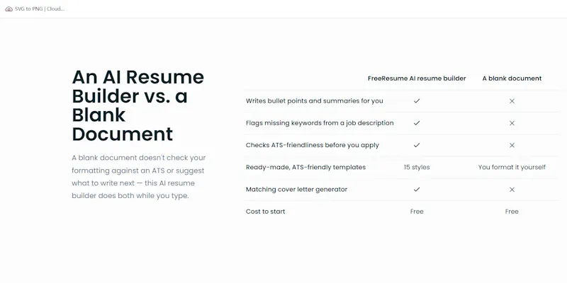 FreeResume screenshot 3