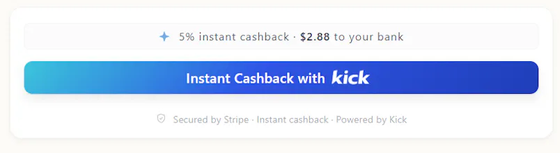 Kick Cashback gallery image