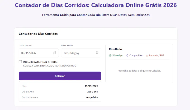 Meu Contador de Dias screenshot 2