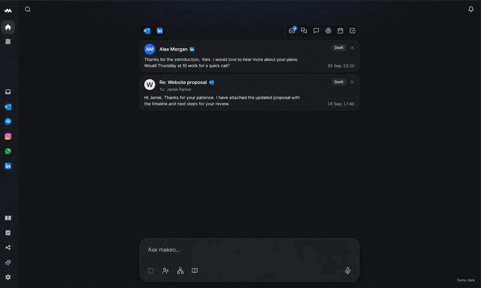 makeo | Just ask. Done.  screenshot 2