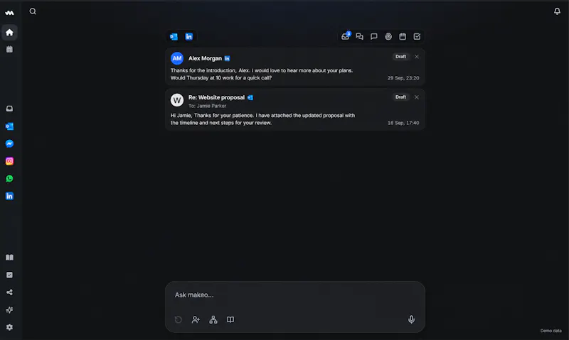 makeo | Just ask. Done.  screenshot 2