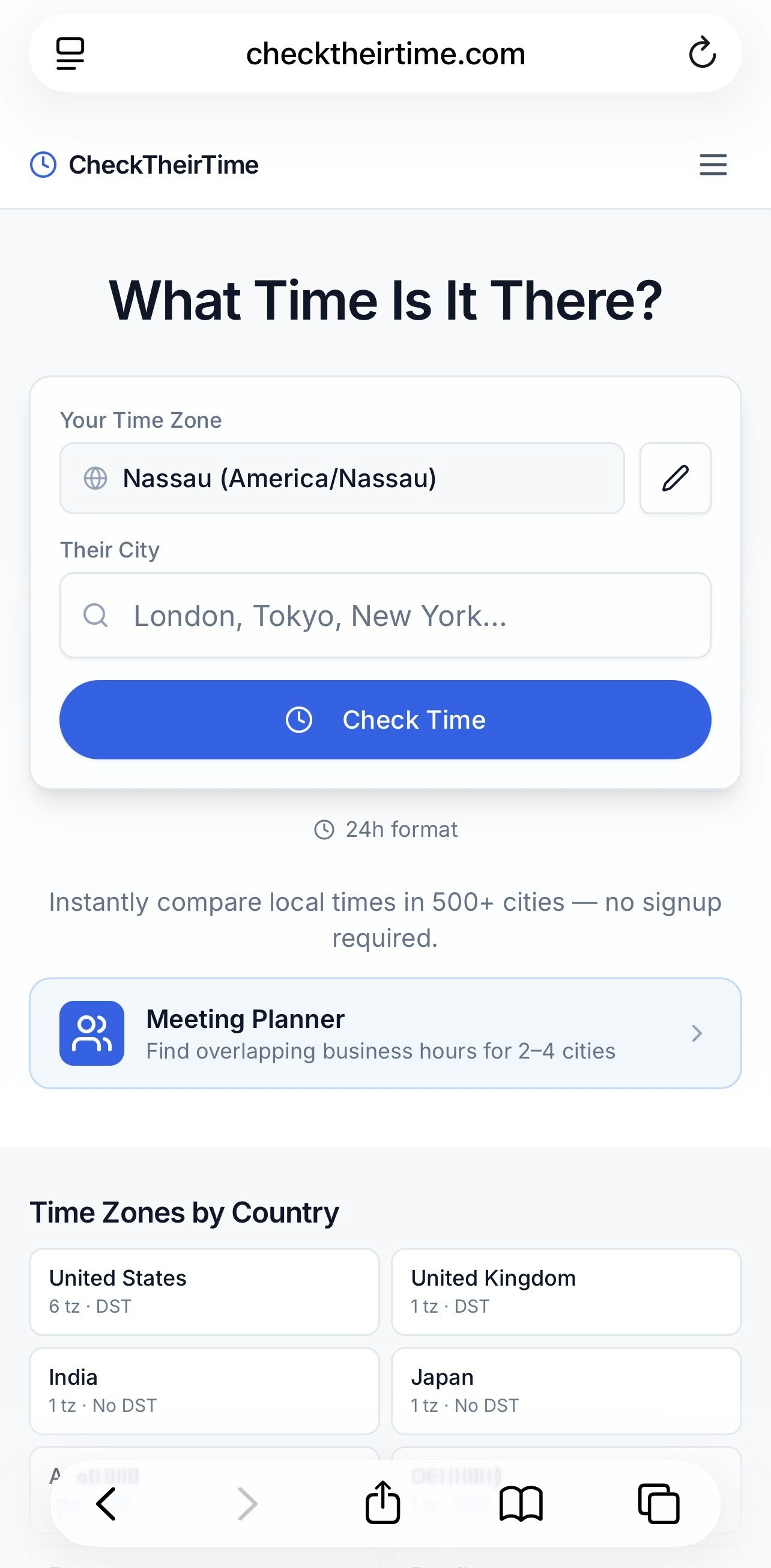 CheckTheirTime - Main product screenshot demonstrating key features and user interface