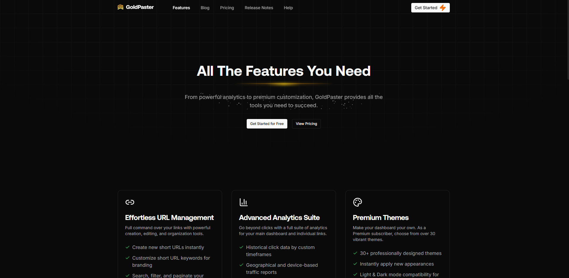 GoldPaster - Screenshot 2 showing product features and functionality