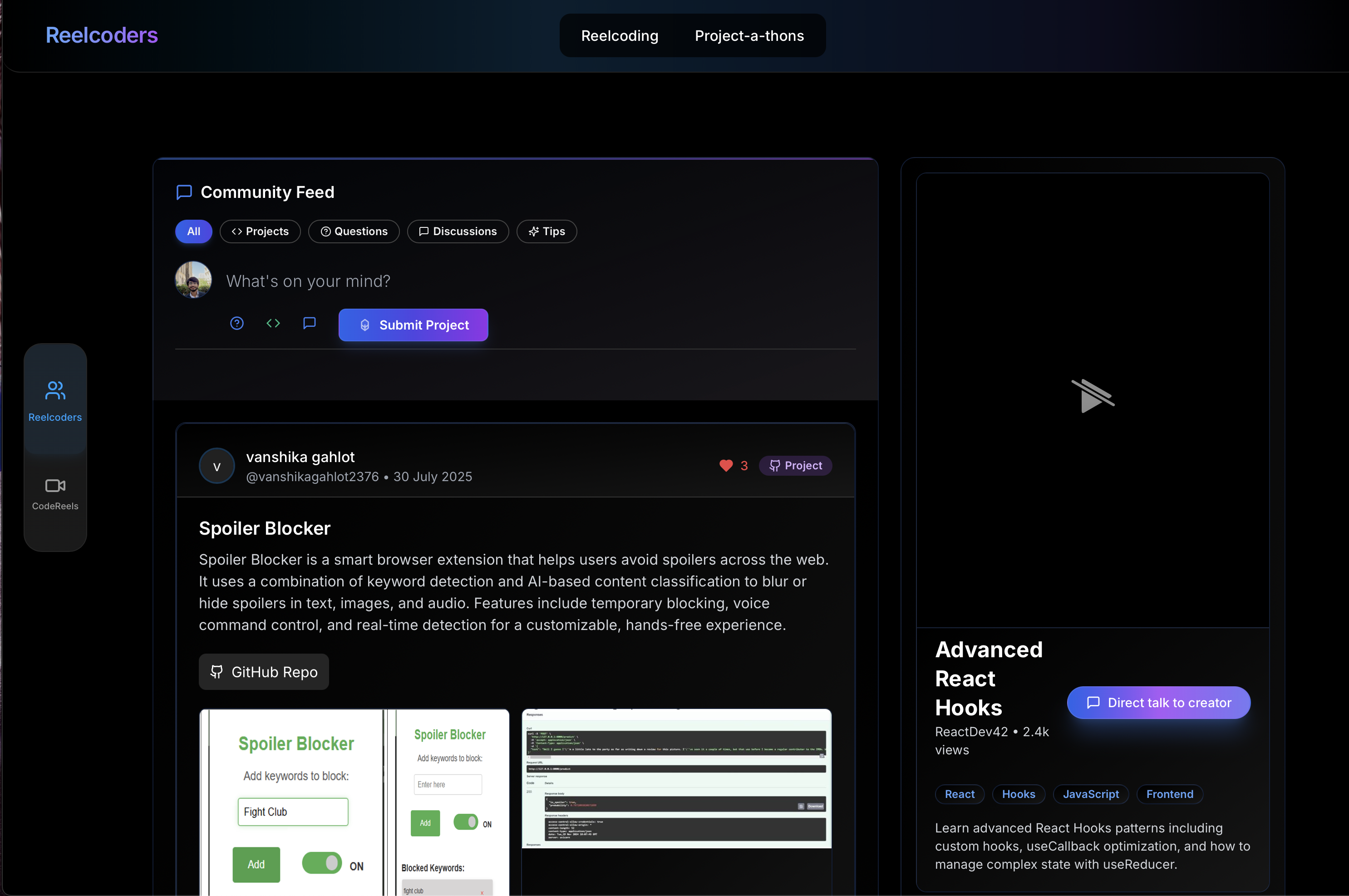 Reelcode gallery image