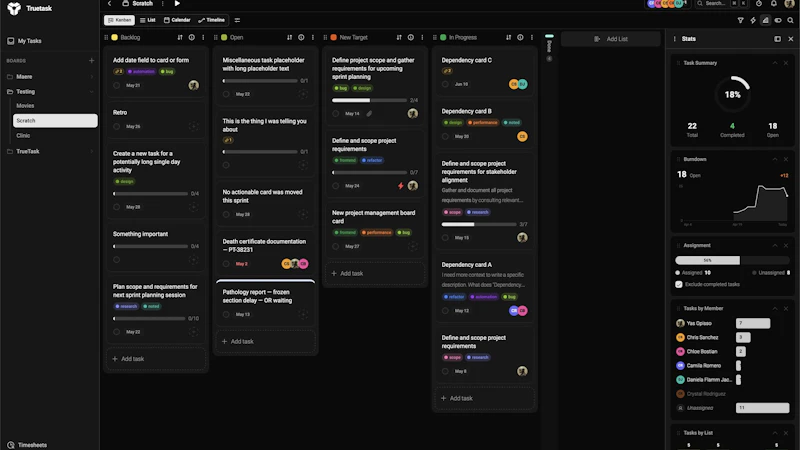 Truetask screenshot 1