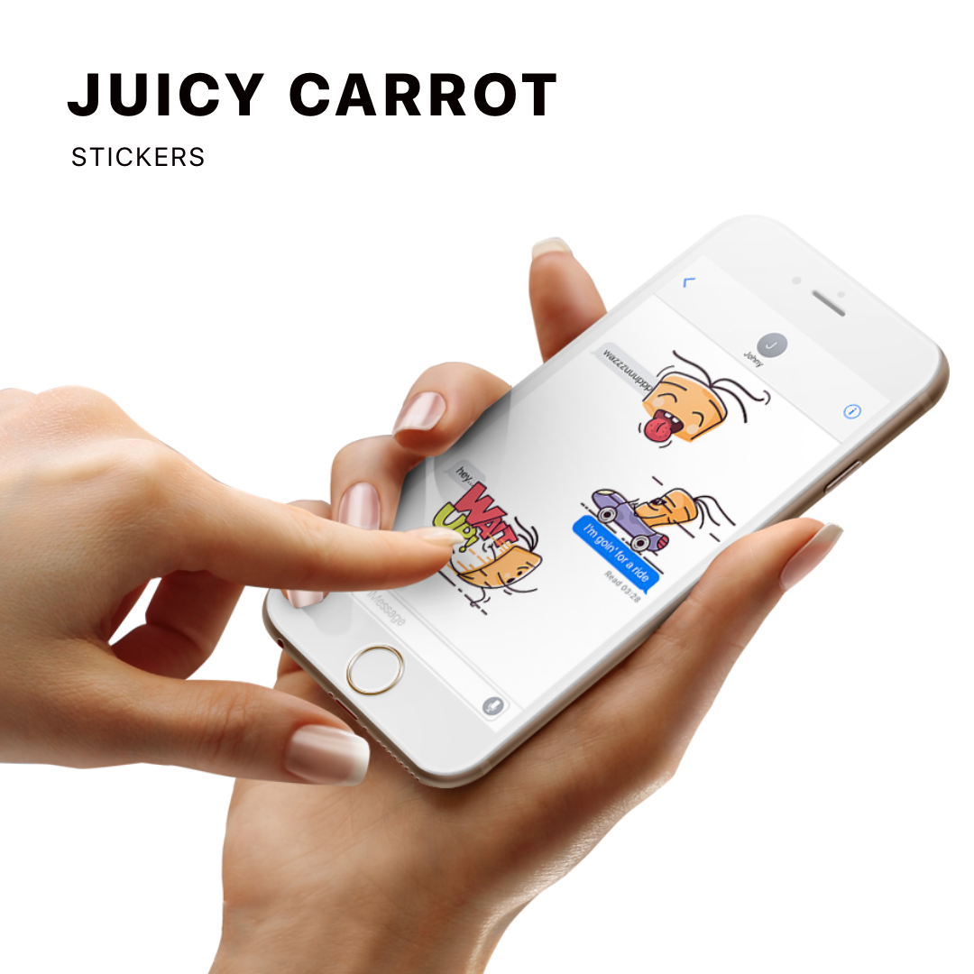 Juicy Carrot Stickers gallery image